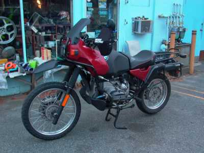 1993 BMW R100GS motorcycle