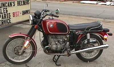 1976 BMW R60/6 motorcycle