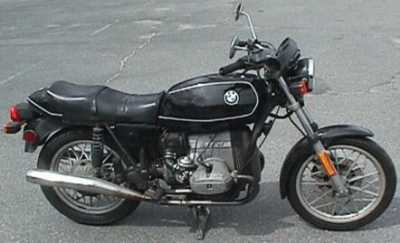 1982 BMW R65 motorcycle